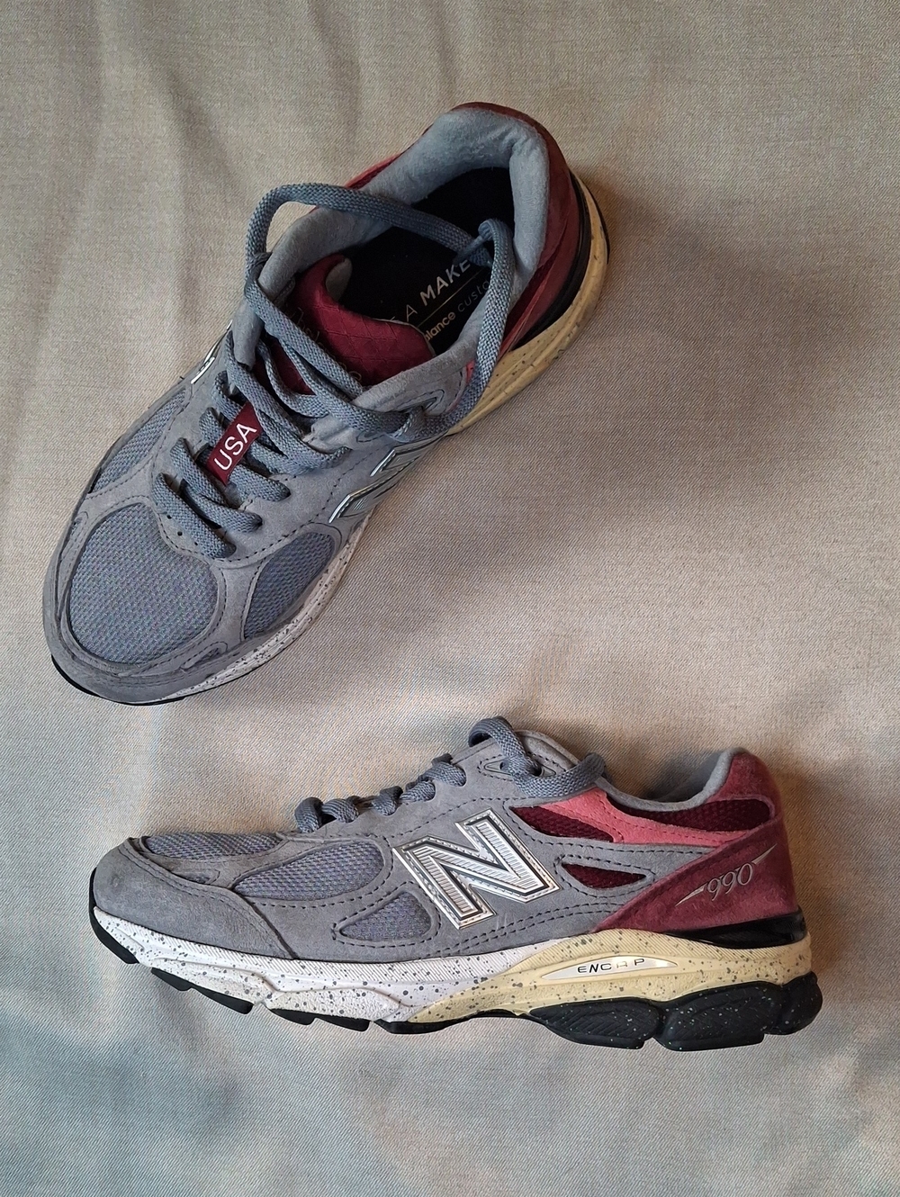 New Balance 990v3 Custom “Be A Maker” Women’s Sneakers US 7